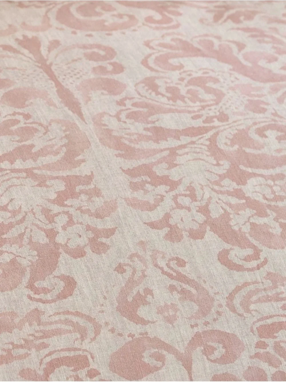 2 Pottery Barn Stella Damask Rosewood Euro Shams NWOT